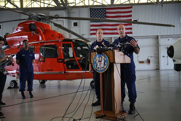 Coast Guard Updates On Search For Missing Container Ship Caught In