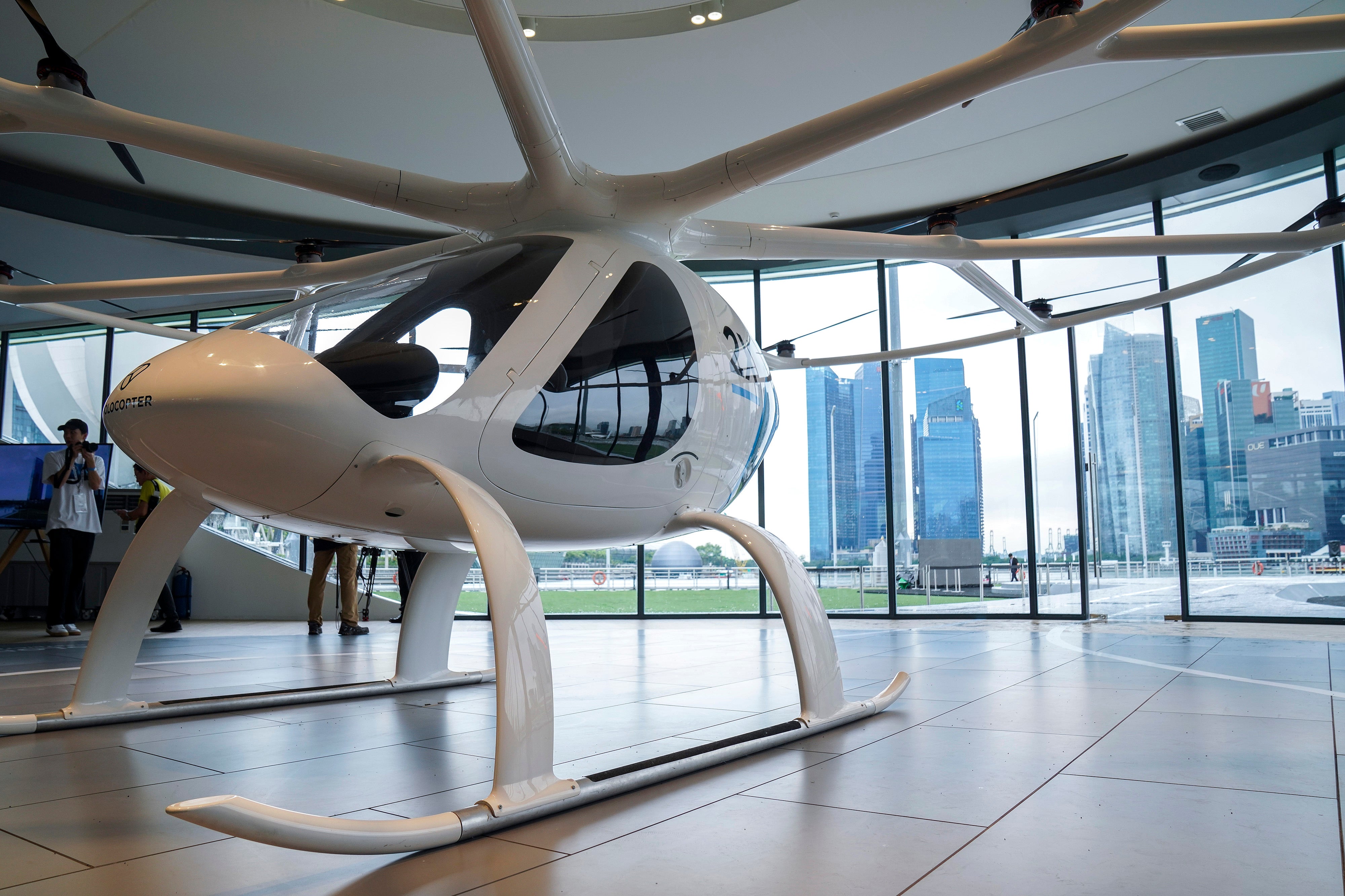 Volocopter Unveils The World's First Air-Taxi In Singapore