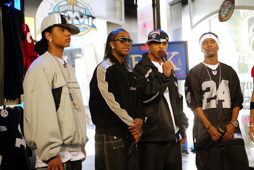 B2K Attends MTV Super Bowl XXXVII Tailgate Spectacular