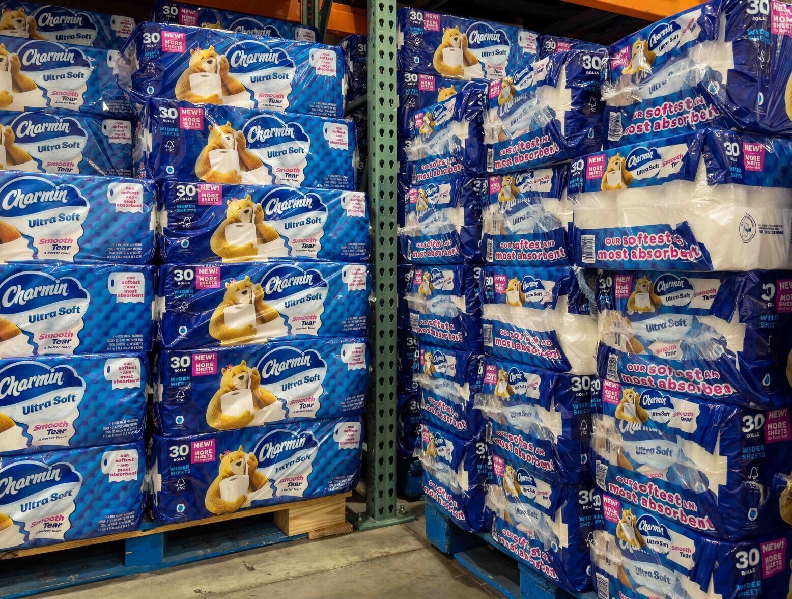 Charmin Ultra Strong TP on Palettes